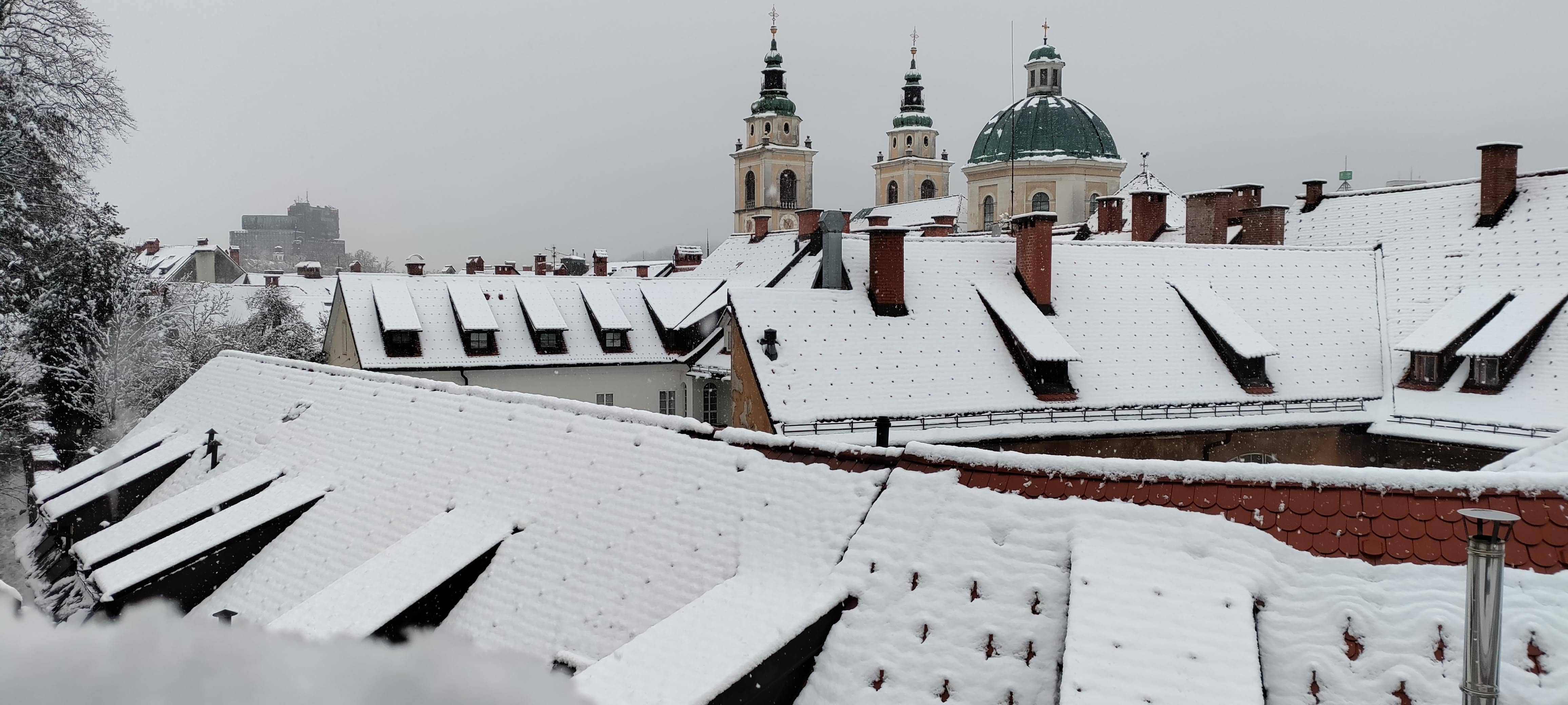 Snowy Ljubljana